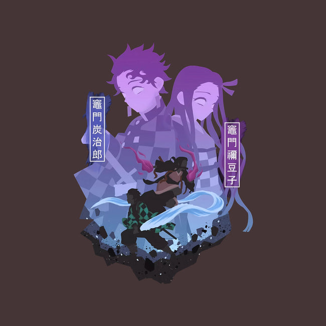 Tanjiro X Nezuko-none adjustable tote bag-SipakatauDesign