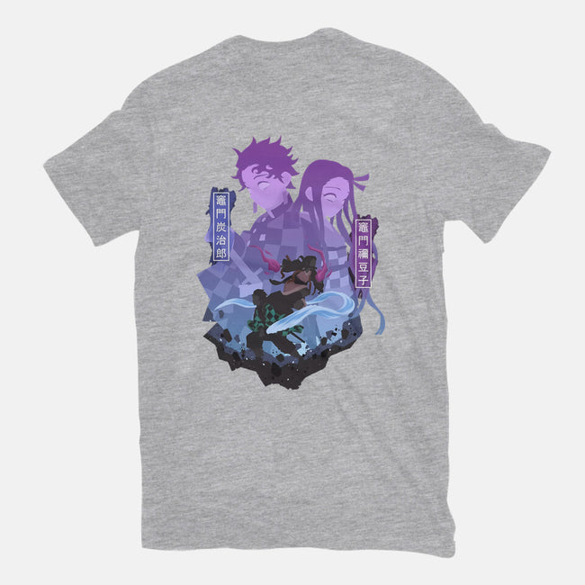 Tanjiro X Nezuko-womens fitted tee-SipakatauDesign