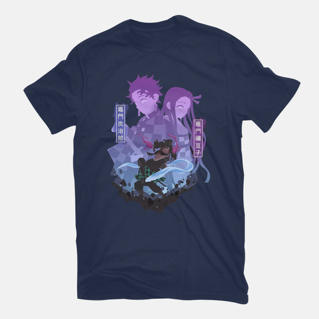 Tanjiro X Nezuko-womens fitted tee-SipakatauDesign