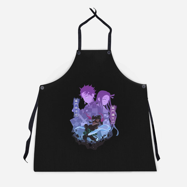 Tanjiro X Nezuko-unisex kitchen apron-SipakatauDesign