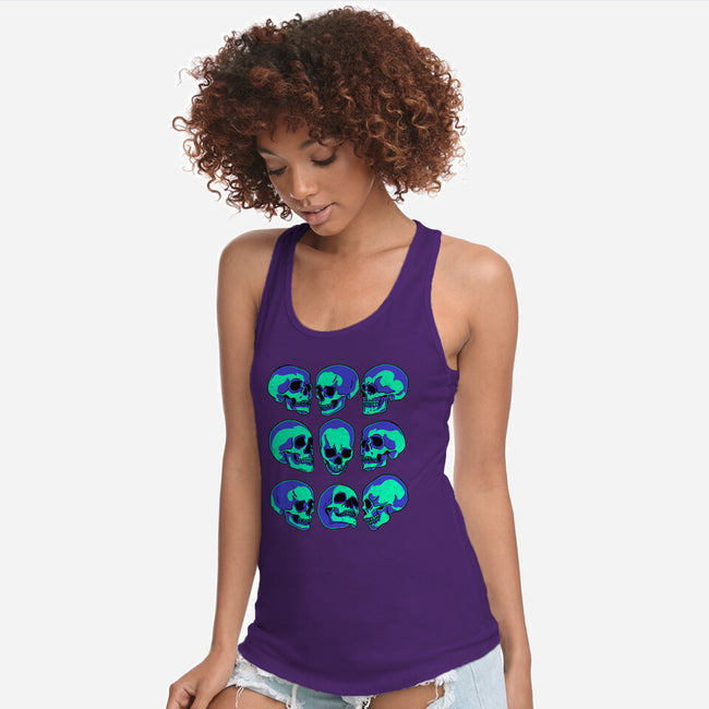 Many Faces of Death-womens racerback tank-fanfreak1