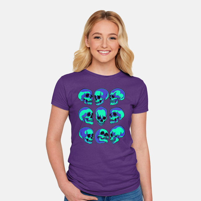 Many Faces of Death-womens fitted tee-fanfreak1
