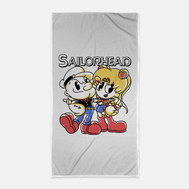 Sailorhead-none beach towel-estudiofitas