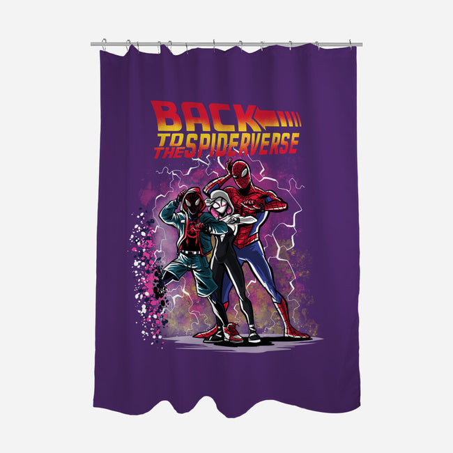 Back To The Spiderverse-none polyester shower curtain-zascanauta