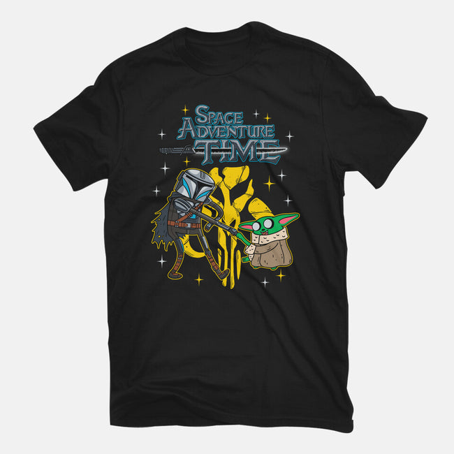 Space Adventure Time-womens basic tee-Getsousa!