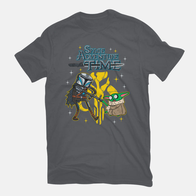 Space Adventure Time-womens fitted tee-Getsousa!
