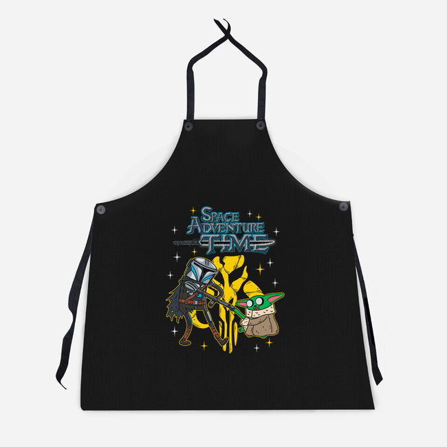 Space Adventure Time-unisex kitchen apron-Getsousa!
