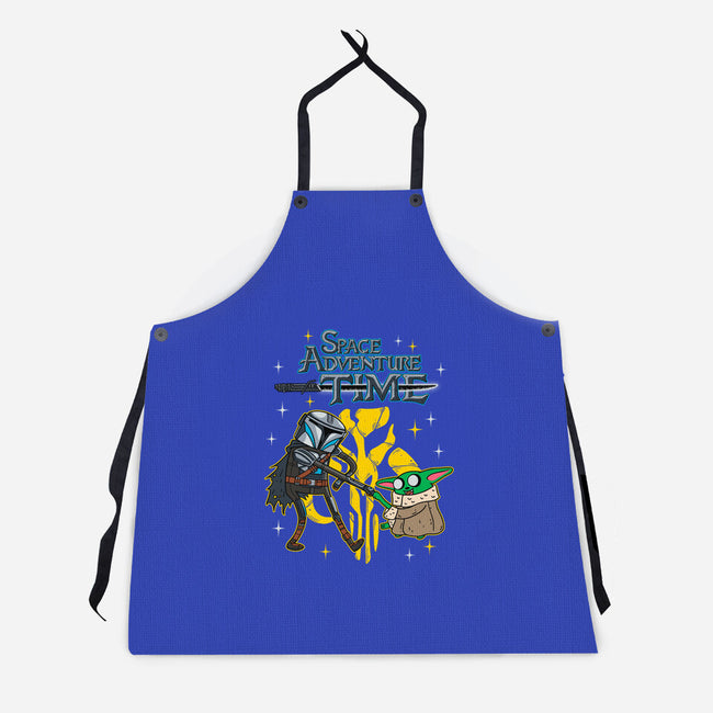 Space Adventure Time-unisex kitchen apron-Getsousa!
