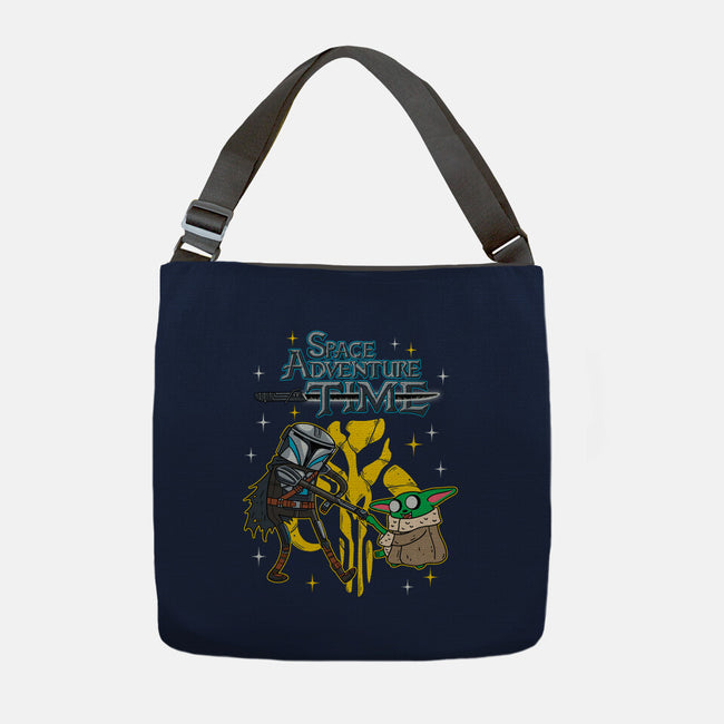 Space Adventure Time-none adjustable tote bag-Getsousa!