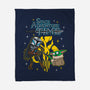 Space Adventure Time-none fleece blanket-Getsousa!
