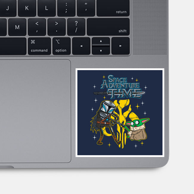 Space Adventure Time-none glossy sticker-Getsousa!