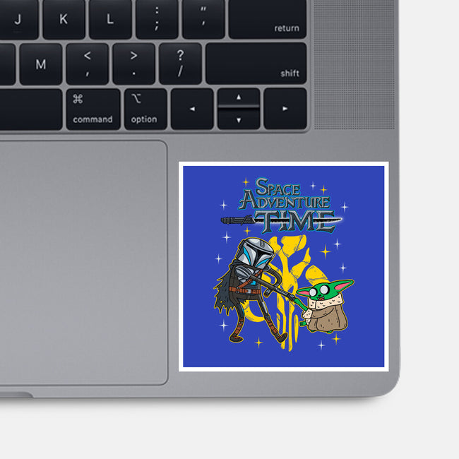 Space Adventure Time-none glossy sticker-Getsousa!