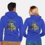 Space Adventure Time-unisex zip-up sweatshirt-Getsousa!