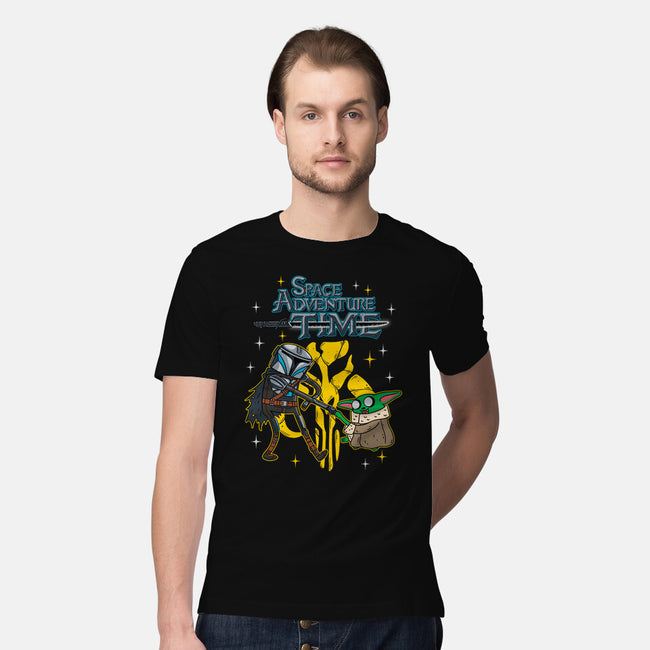 Space Adventure Time-mens premium tee-Getsousa!