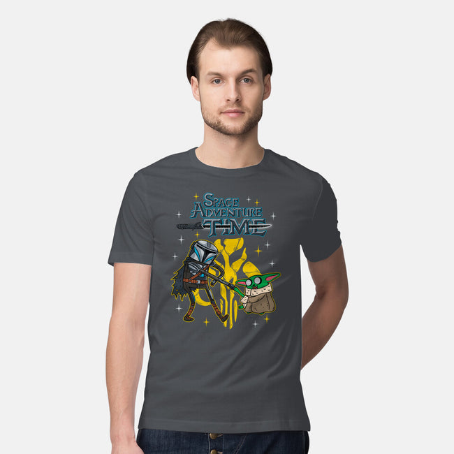 Space Adventure Time-mens premium tee-Getsousa!