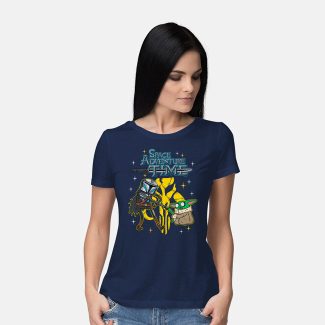 Space Adventure Time-womens basic tee-Getsousa!