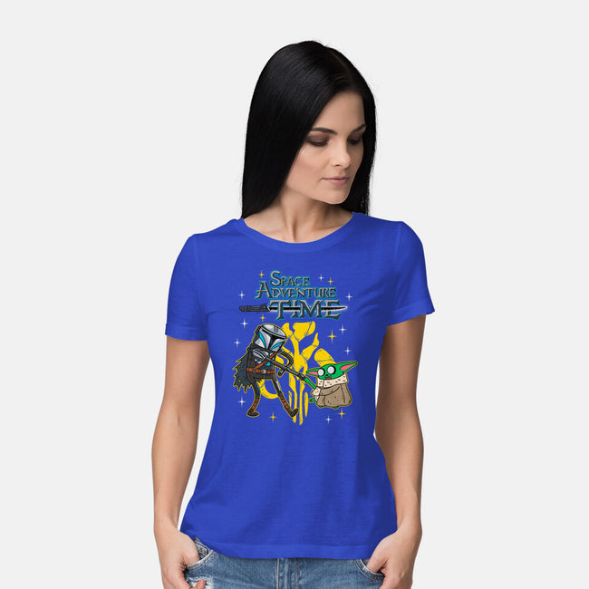 Space Adventure Time-womens basic tee-Getsousa!
