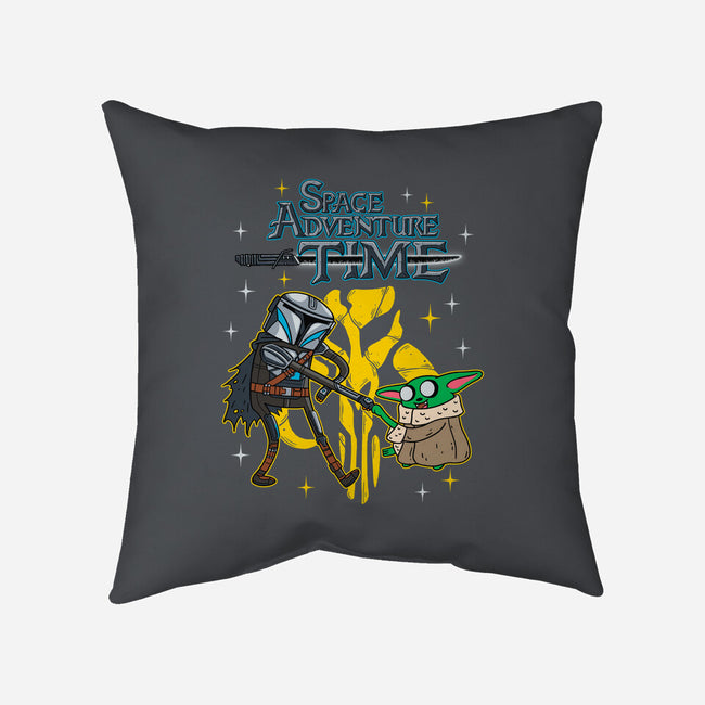 Space Adventure Time-none removable cover w insert throw pillow-Getsousa!