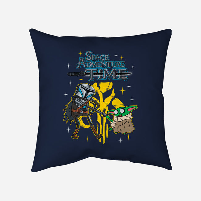 Space Adventure Time-none removable cover w insert throw pillow-Getsousa!