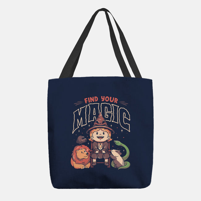 Find Your Magic-none basic tote bag-eduely