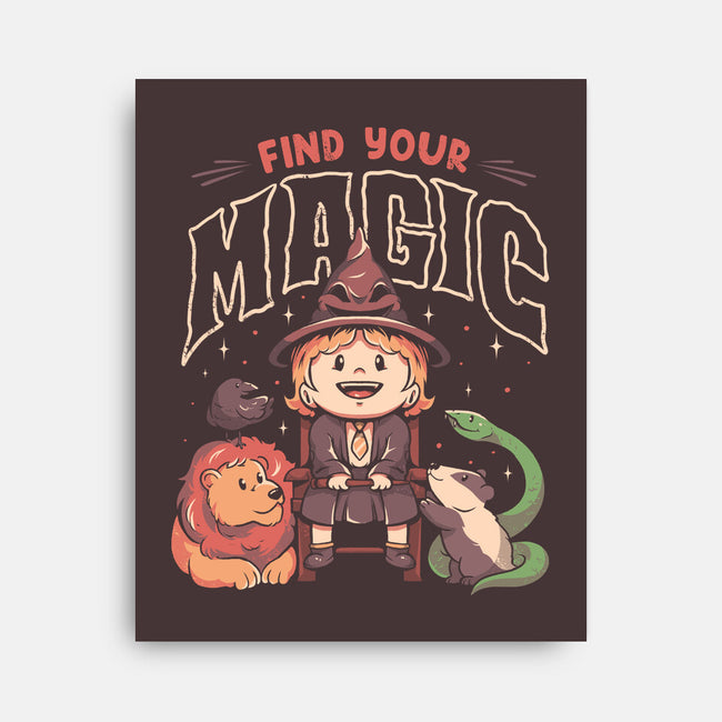 Find Your Magic-none stretched canvas-eduely