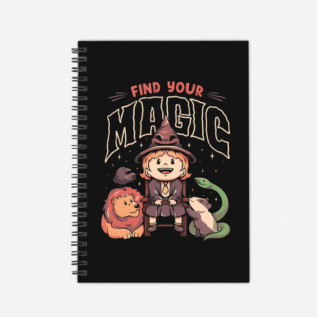 Find Your Magic-none dot grid notebook-eduely