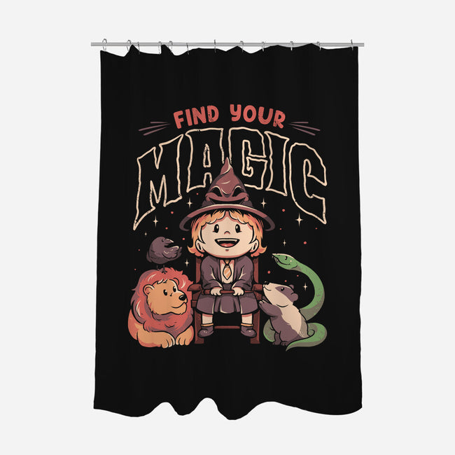 Find Your Magic-none polyester shower curtain-eduely