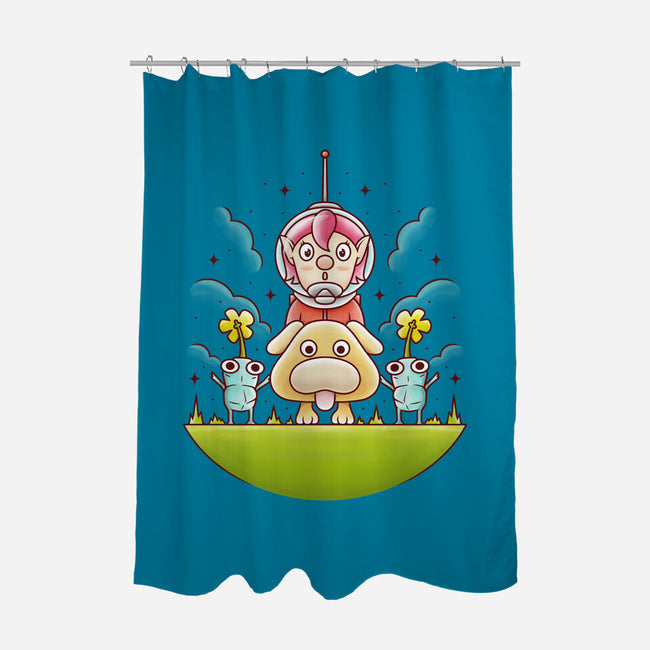 The New Captain-none polyester shower curtain-Alundrart