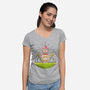 The New Captain-womens v-neck tee-Alundrart