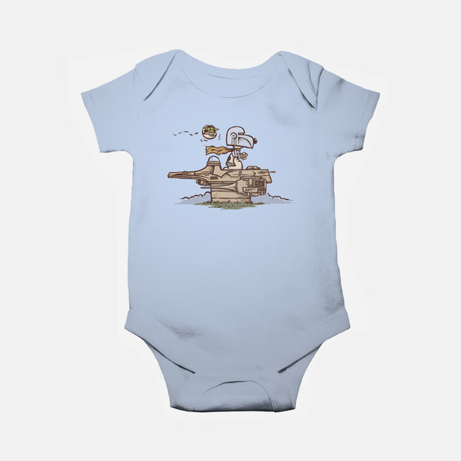 The Beaglorian-baby basic onesie-kg07