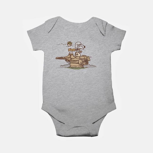 The Beaglorian-baby basic onesie-kg07