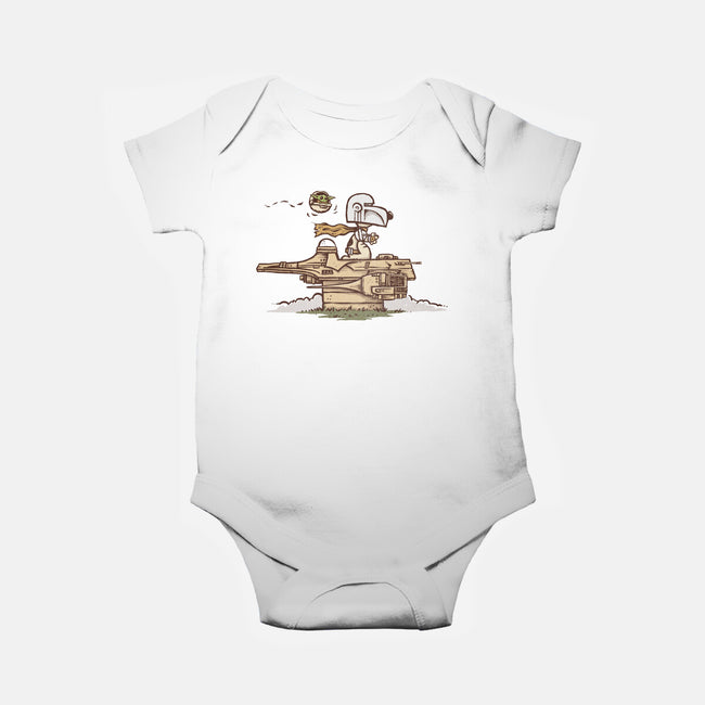 The Beaglorian-baby basic onesie-kg07