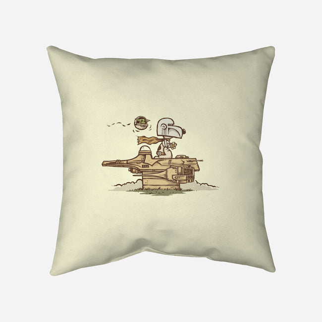 The Beaglorian-none removable cover w insert throw pillow-kg07