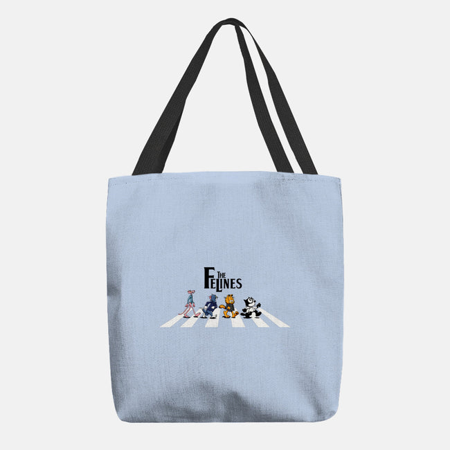 The Felines-none basic tote bag-SubBass49
