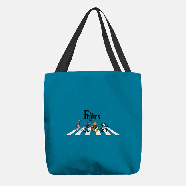 The Felines-none basic tote bag-SubBass49