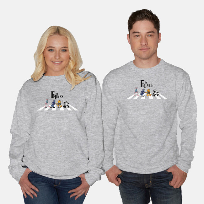 The Felines-unisex crew neck sweatshirt-SubBass49