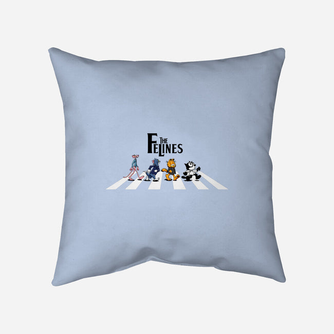The Felines-none removable cover w insert throw pillow-SubBass49