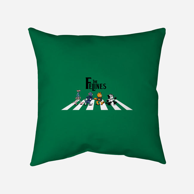 The Felines-none removable cover w insert throw pillow-SubBass49