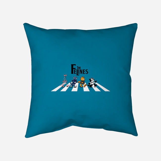 The Felines-none removable cover w insert throw pillow-SubBass49