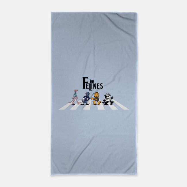 The Felines-none beach towel-SubBass49
