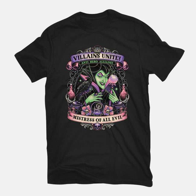 Mistress Of All Evil-womens basic tee-momma_gorilla