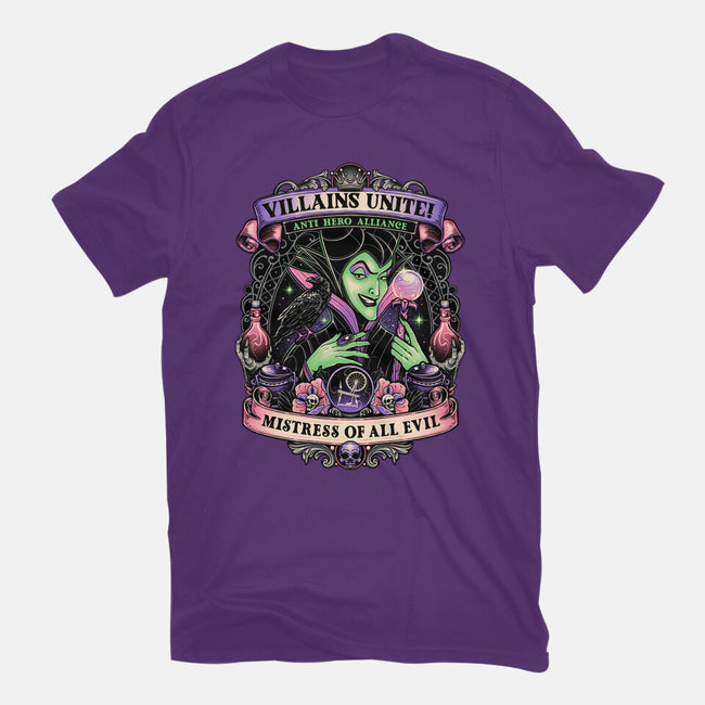 Mistress Of All Evil-youth basic tee-momma_gorilla