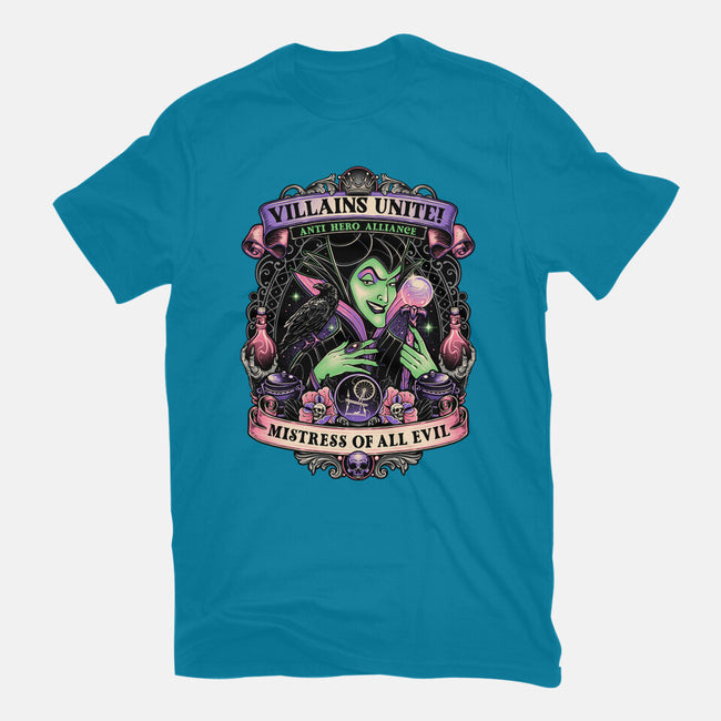Mistress Of All Evil-womens basic tee-momma_gorilla