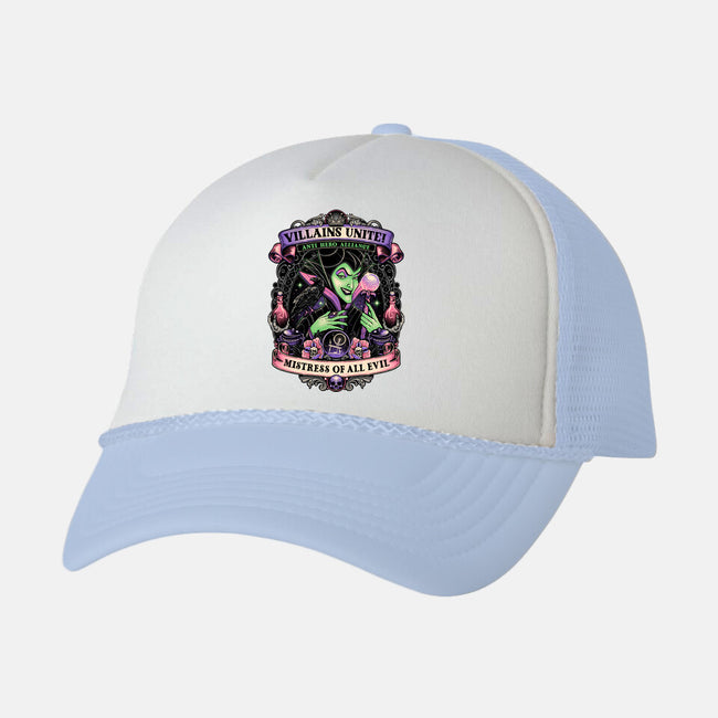 Mistress Of All Evil-unisex trucker hat-momma_gorilla