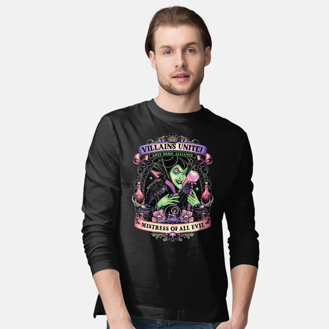 Mistress Of All Evil-mens long sleeved tee-momma_gorilla