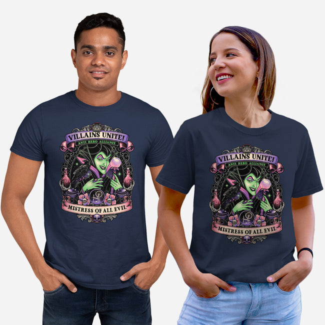 Mistress Of All Evil-unisex basic tee-momma_gorilla