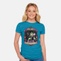 Mistress Of All Evil-womens fitted tee-momma_gorilla