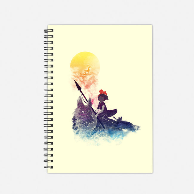 Princess Monokiki-none dot grid notebook-kharmazero