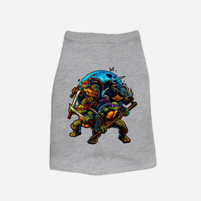 Classic Ninjas-dog basic pet tank-Art_Of_One