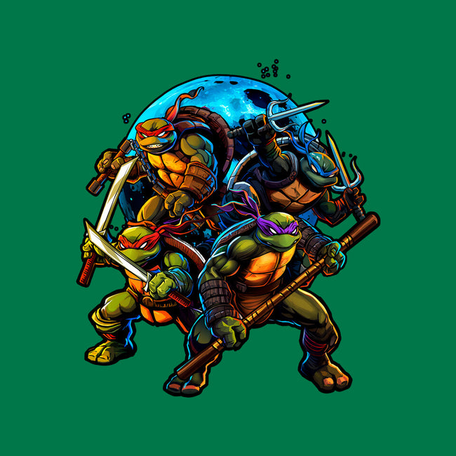Classic Ninjas-womens fitted tee-Art_Of_One